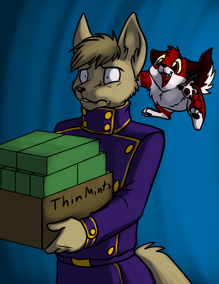 Those thin mints aren't going to steal themselves!