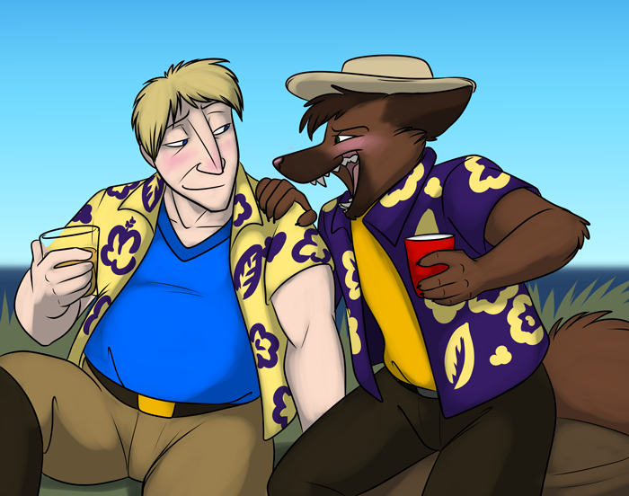 "Love you, man!"