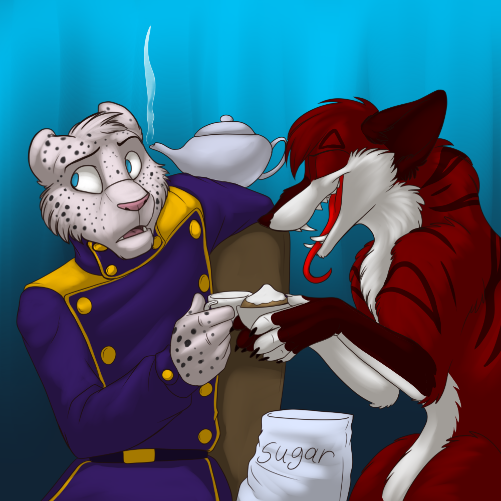 Tea time with Bane.