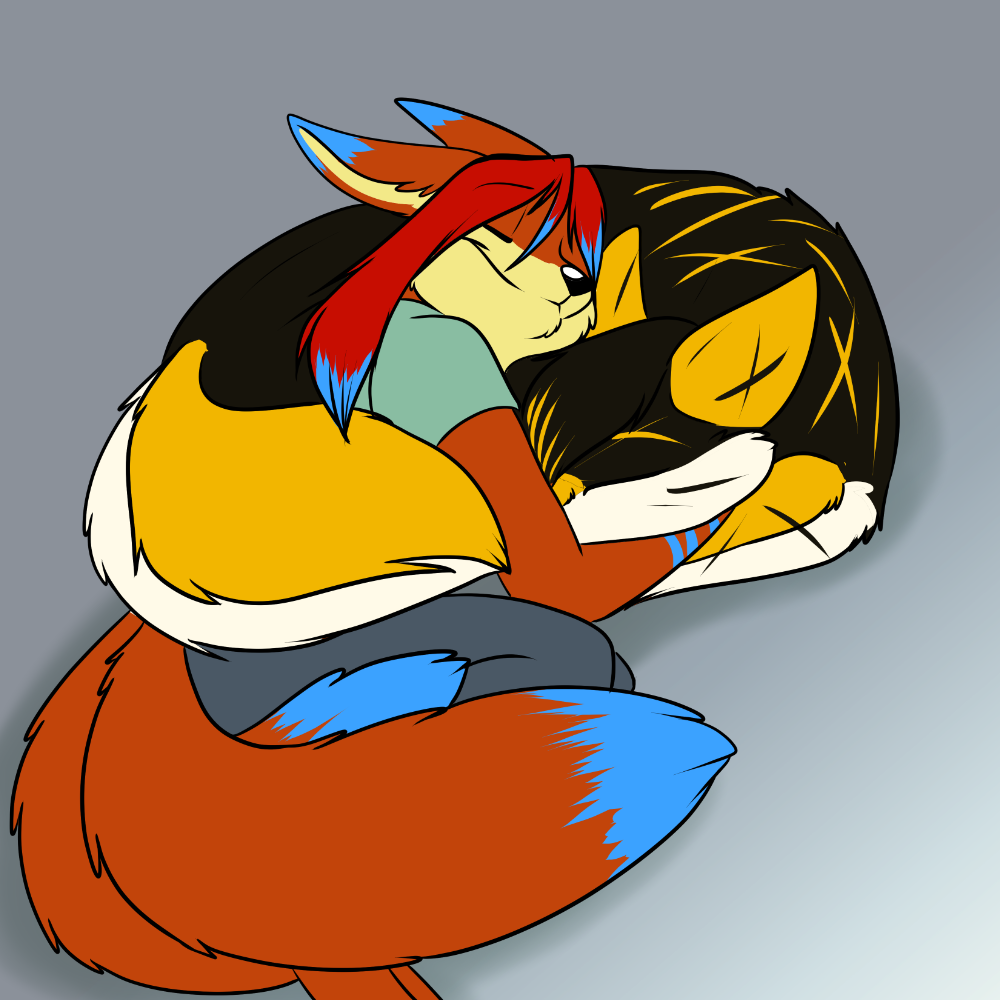 Napping with Paria.