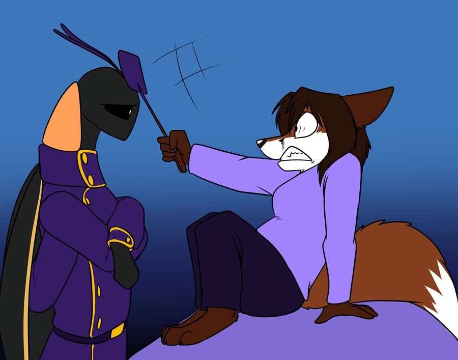 Fox encounters the new minion.