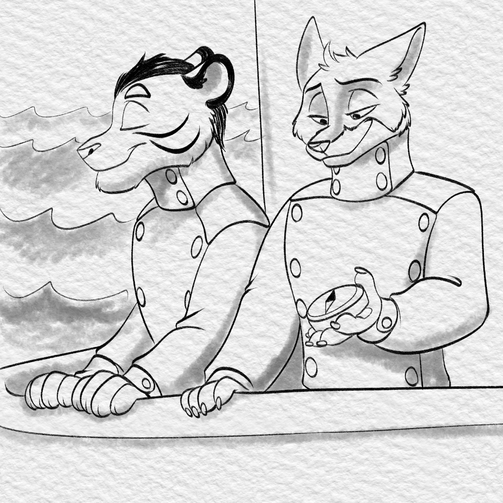 Inktober 2021 - The old guard.