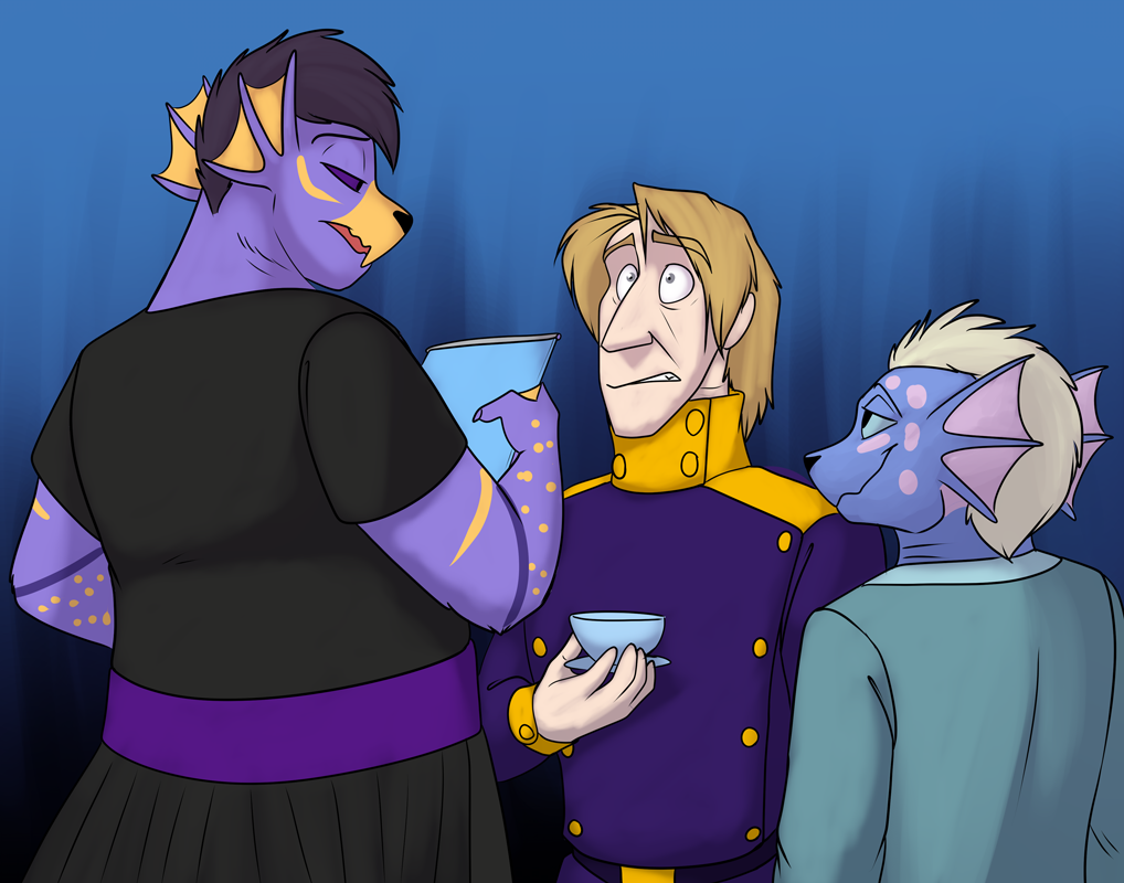 "So we'd like to pitch the idea of a lair-wide toga party."