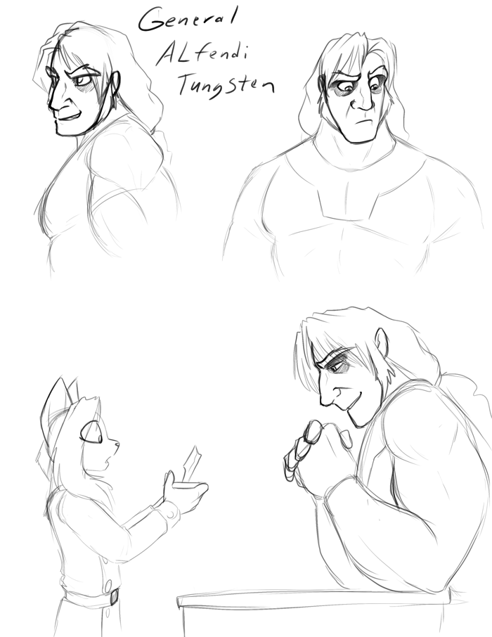 Expression sheet for Alfendi Tungsten.