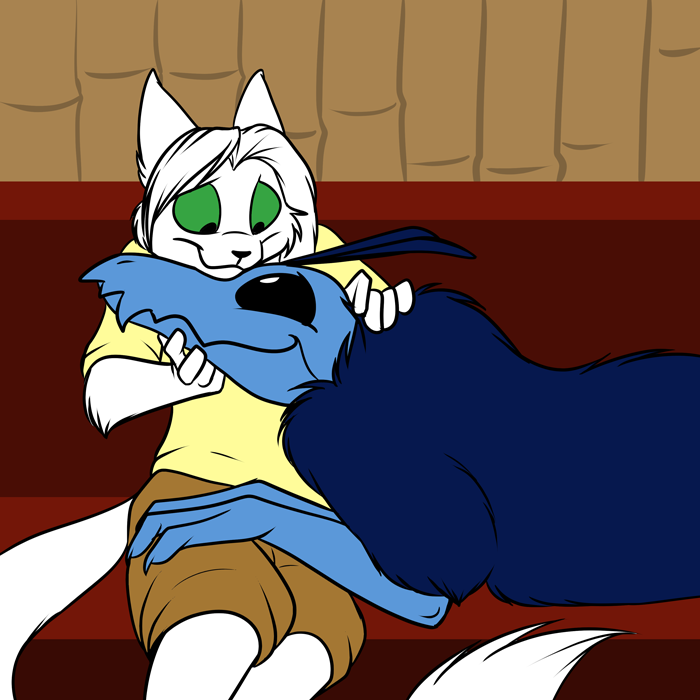Artemis snugs a dolphoria
