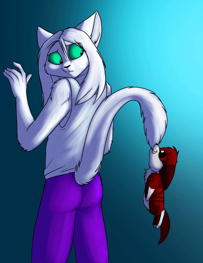 Artemis catching a smol Bane.
