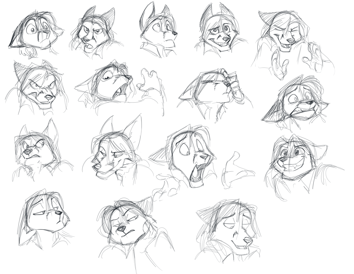 Expression sheet for Cabayo.