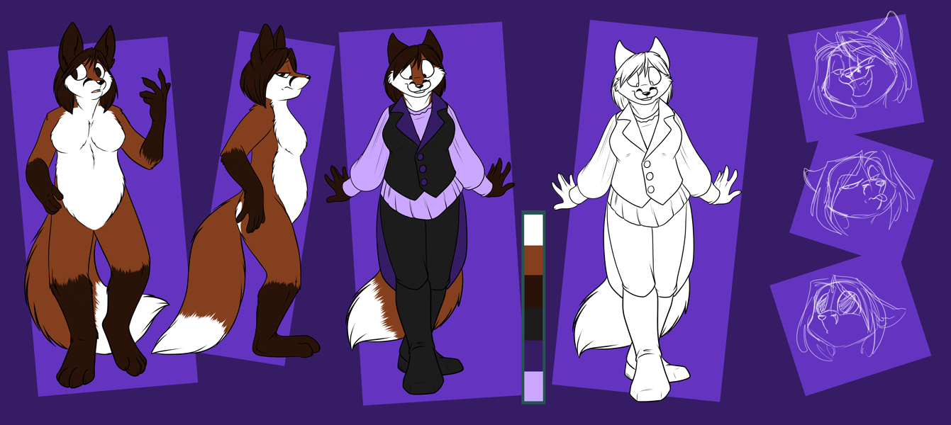 Reference sheet for Overlord Fox.