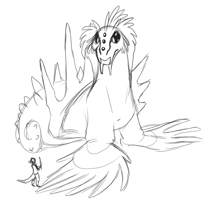 A dragon from Alvarni.