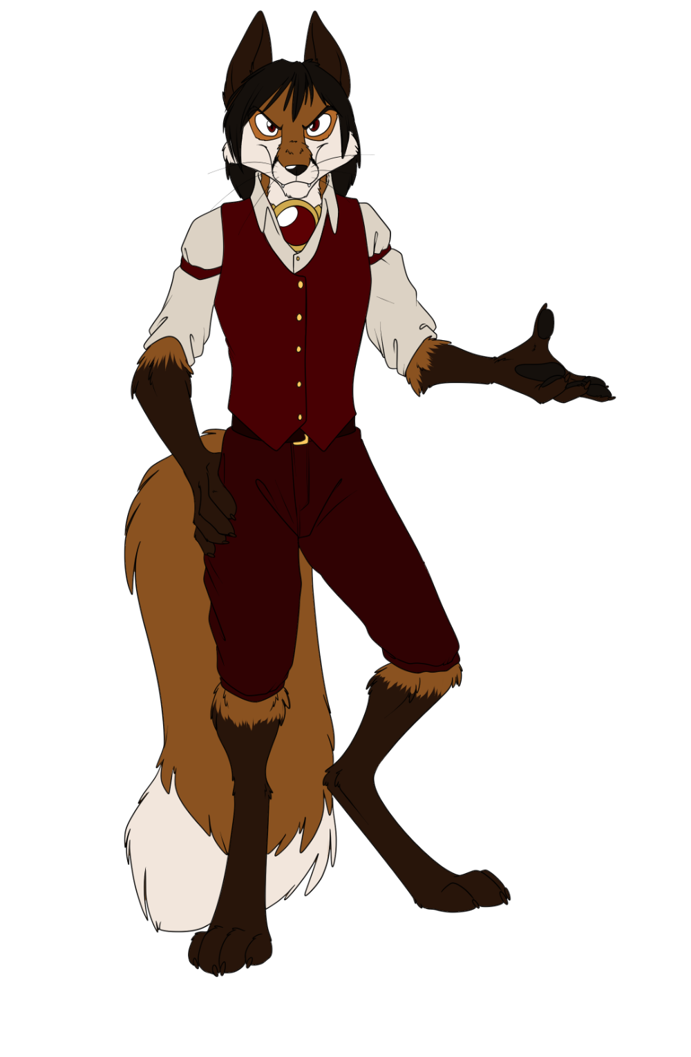 Cabayo in his caravan outfit.