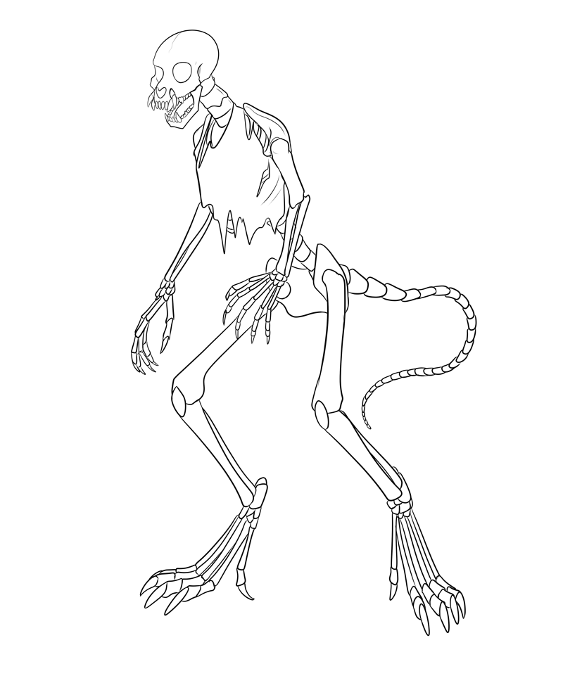 Darnathi skeleton reference.