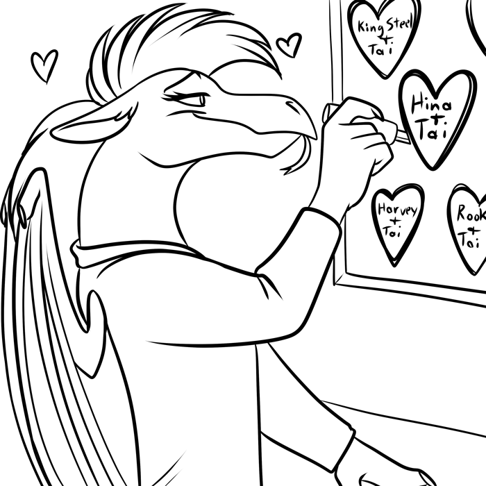 Inktober 2019 - Pahili shipping the minions.