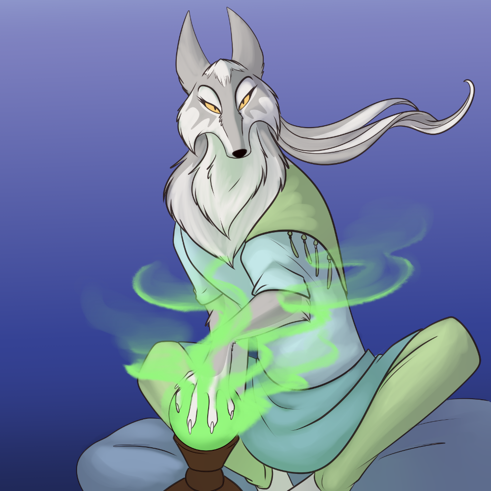 Ellura, the werewolf leader of August.