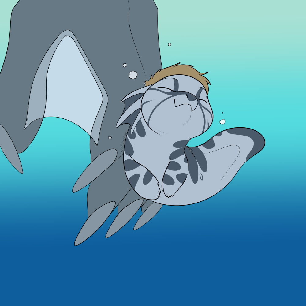 Darius as a tadpole.