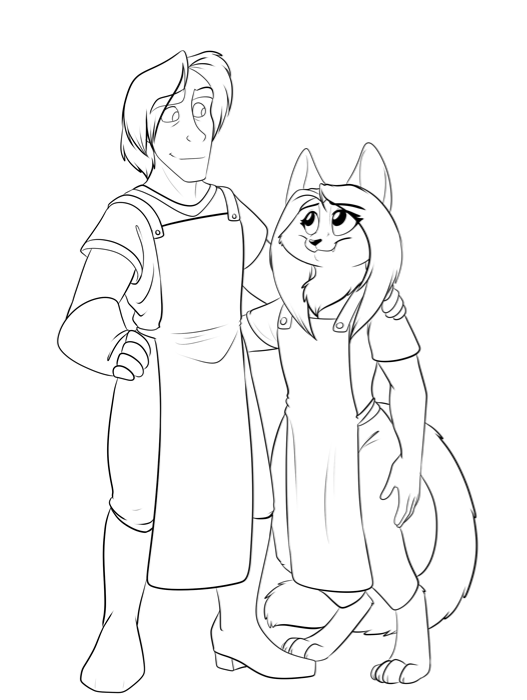 Silver and Artemis, tea baristas.