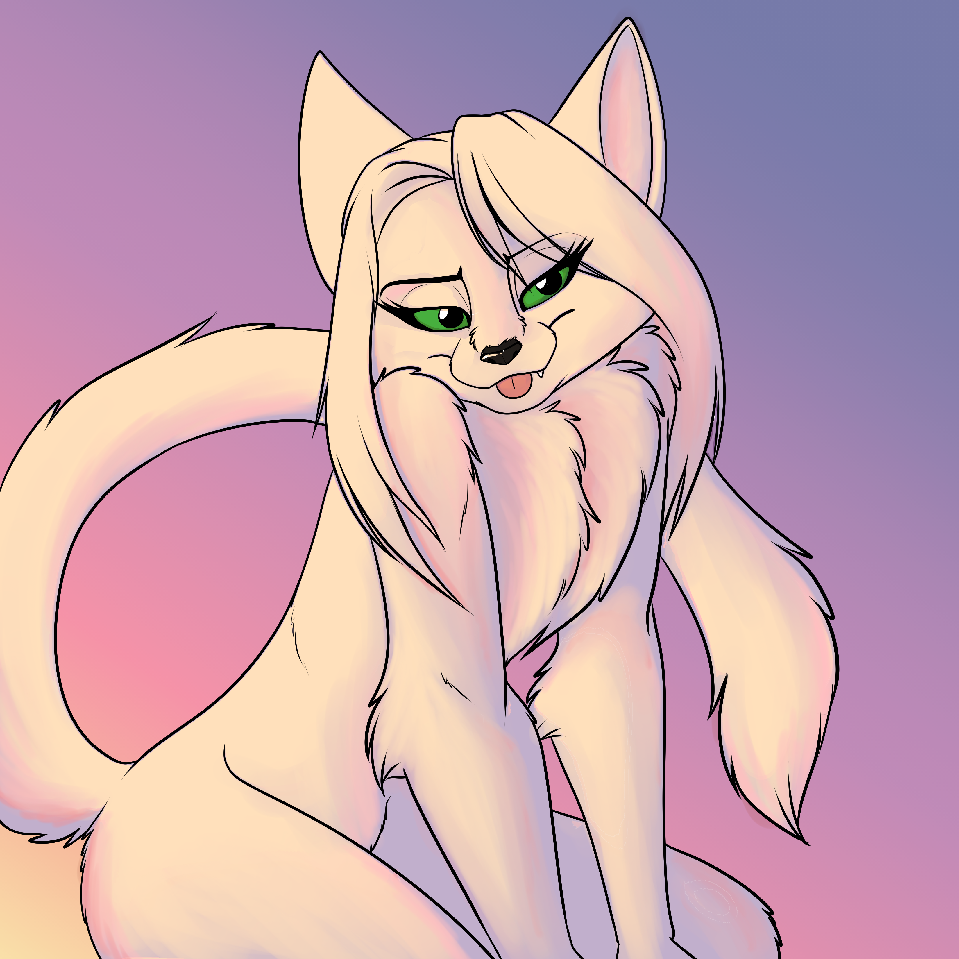 Artemis in the fluff.