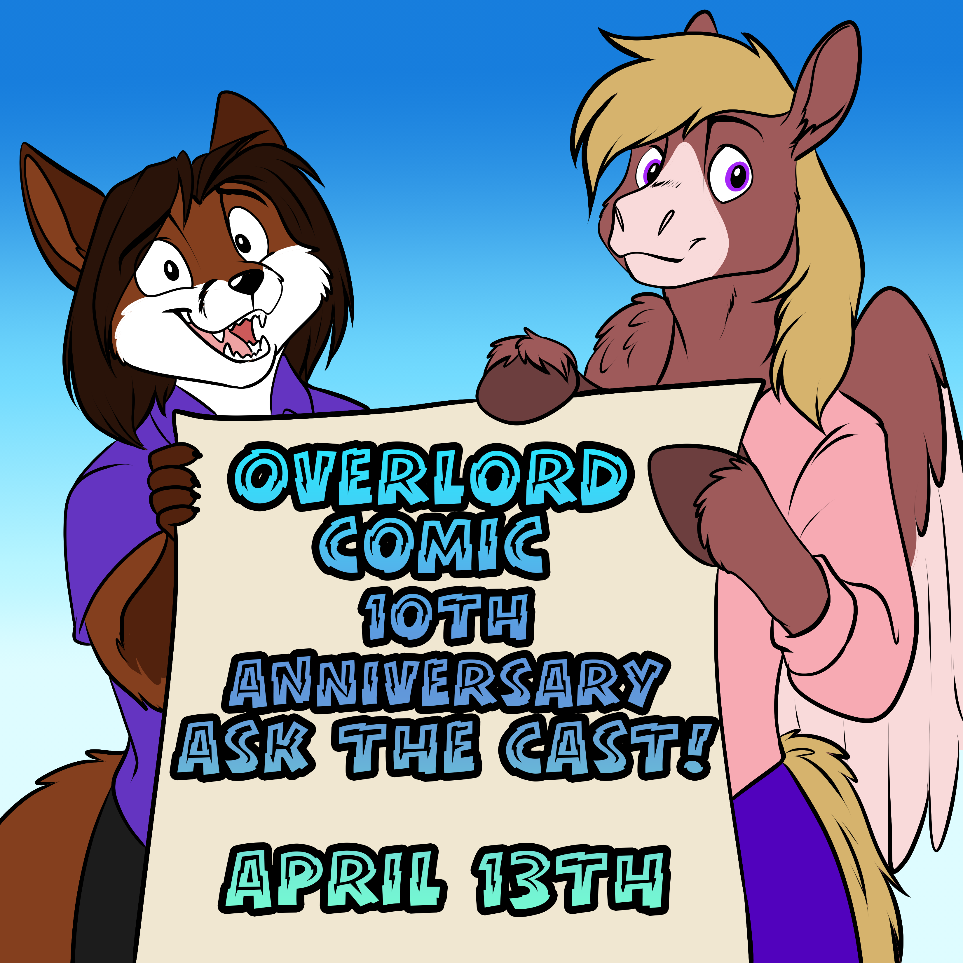 Advertisement for the anniversary Q&A prompts.